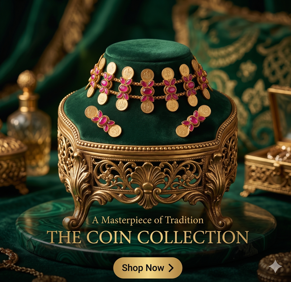 Antique Gold Layered Coin Necklace and Earrings
